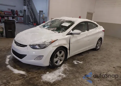 2013 Hyundai Elantra Gls from USA, damaged, VIN 5NPDH4AE6DH274050